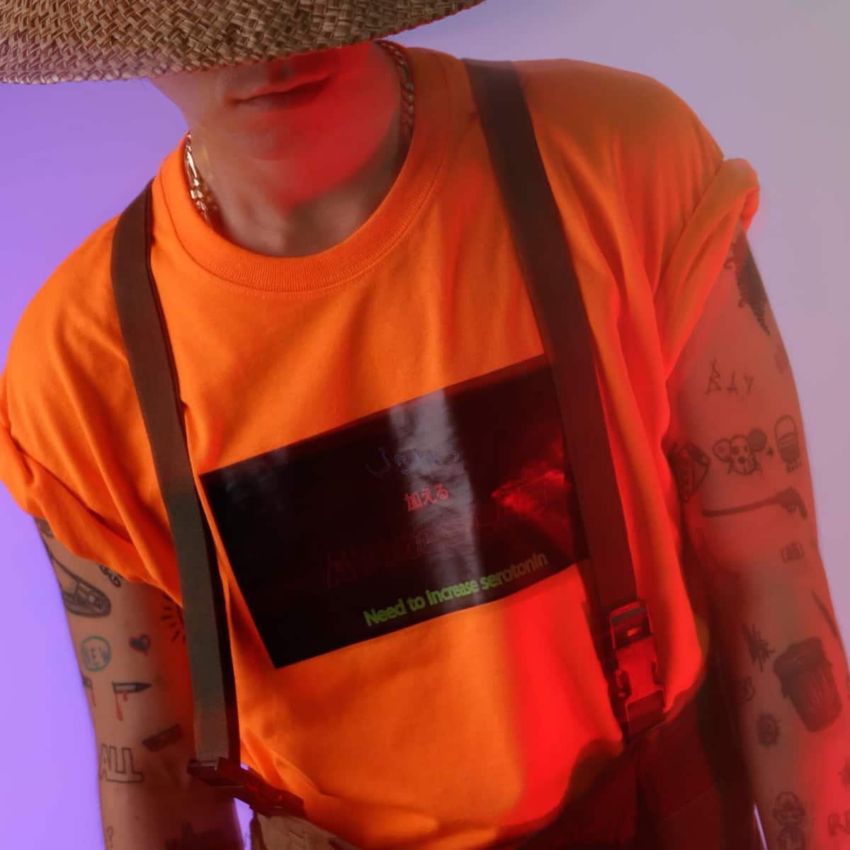 JOHN'S x ATMOS LAB SEROTONIN TEE ORANGE_photo_large
