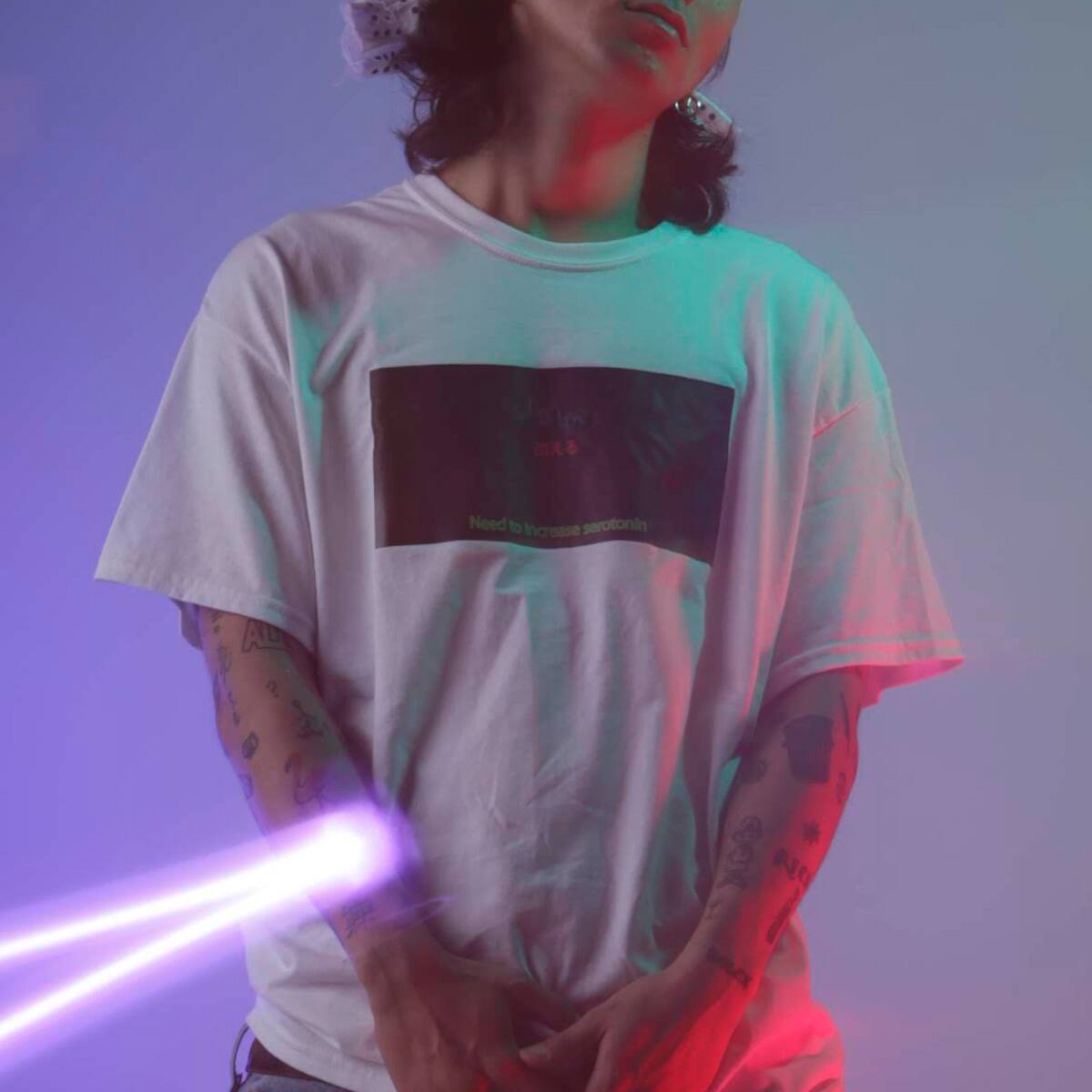 JOHN'S x ATMOS LAB SEROTONIN TEE WHITE_photo_large