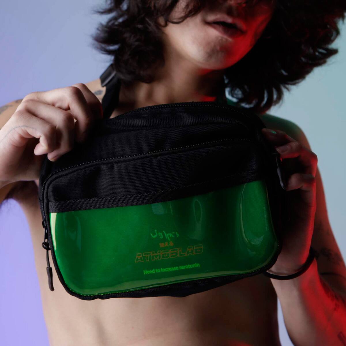 JOHN'S x ATMOS LAB WAIST BAG BLACK_photo_large