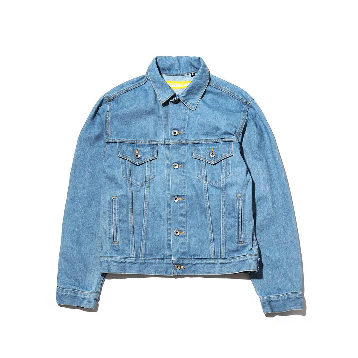 ATMOS LAB LASER LOGO DENIM TRUCKER JACKET INDIGO_photo_large
