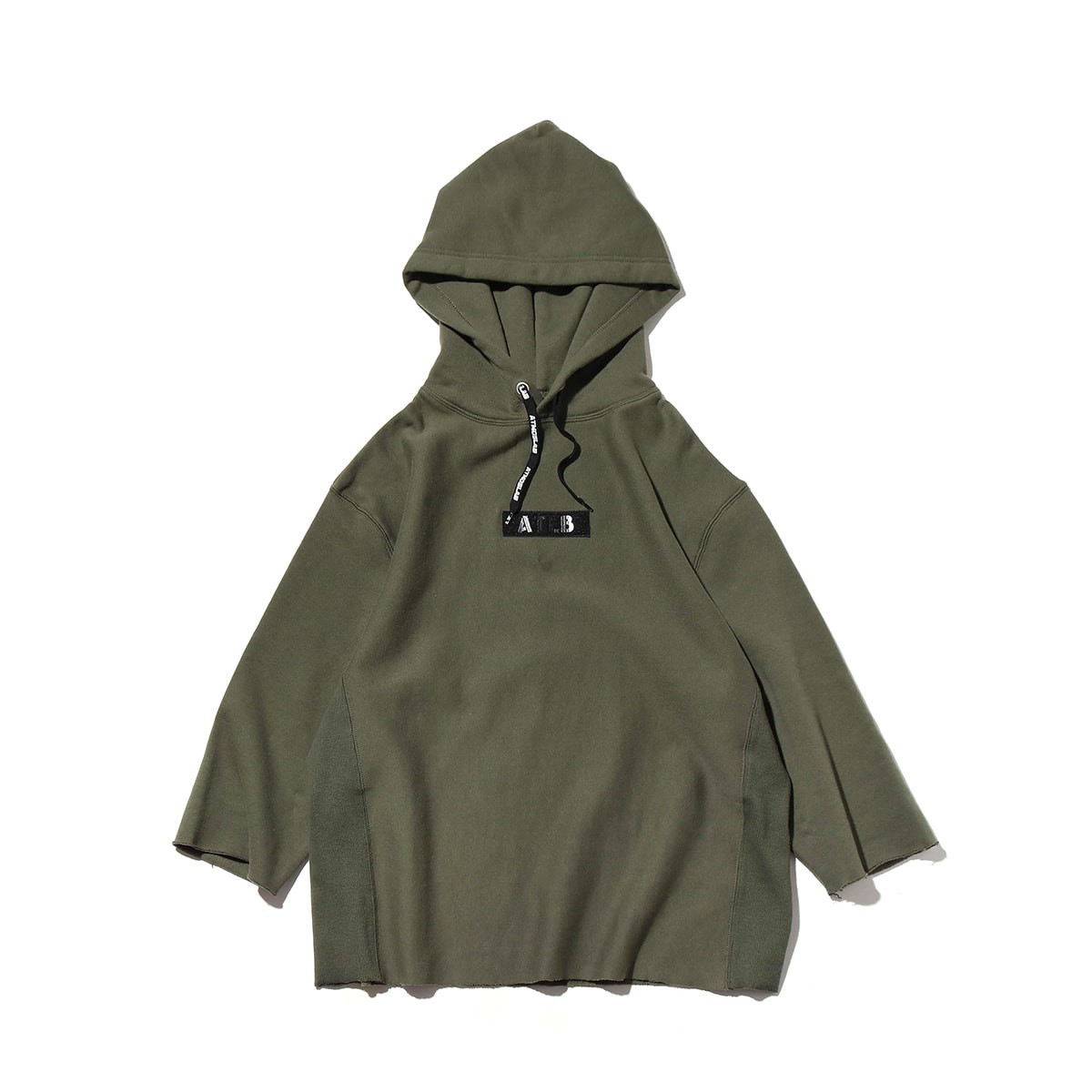 ATMOS LAB CUT-OFF HOODIE OLIVE_photo_large