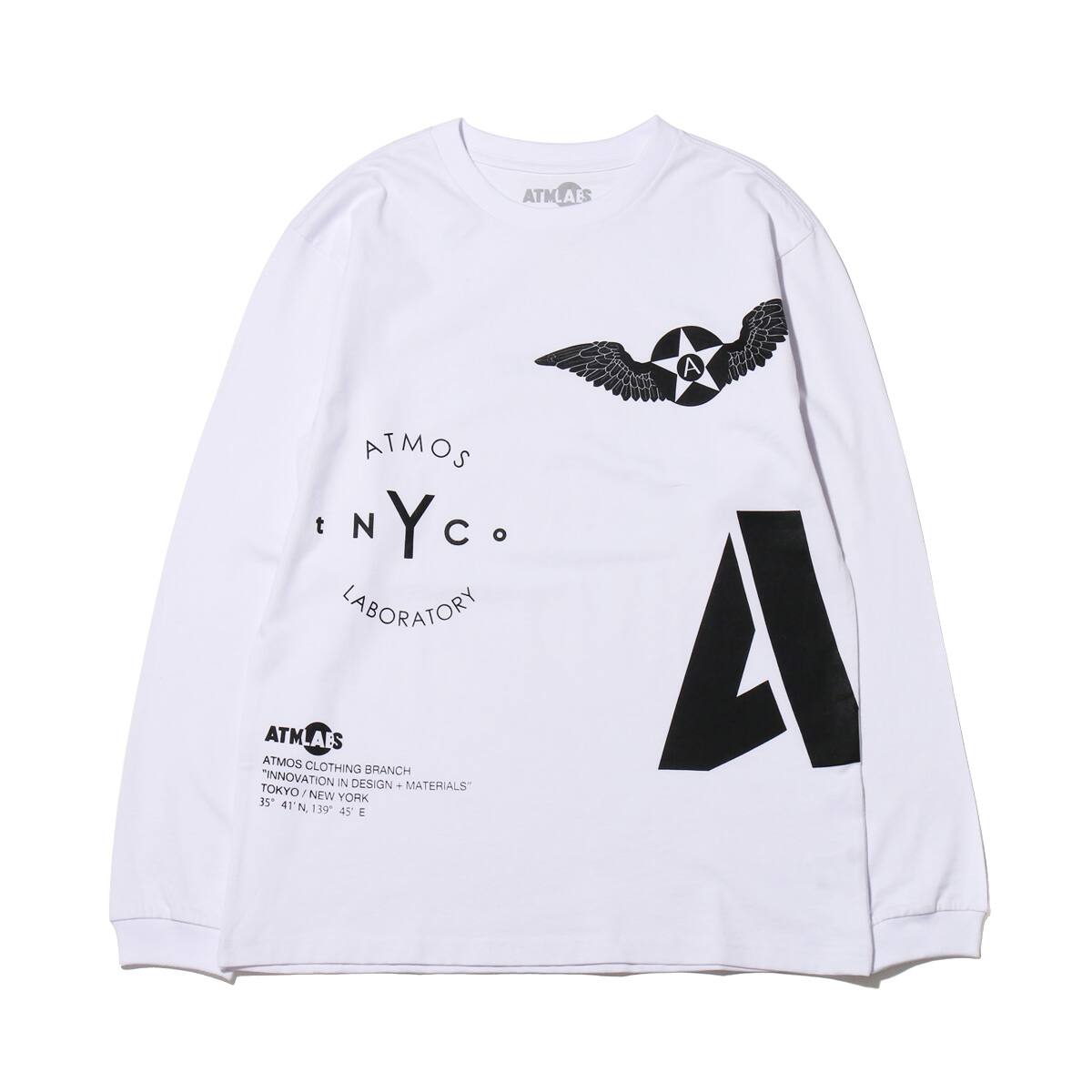 ATMOS LAB ARCHIVE LS TEE WHITE_photo_large