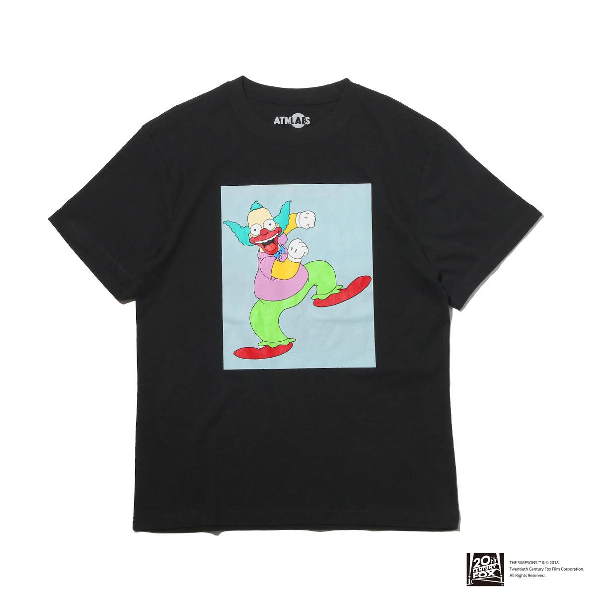 THE SIMPSONS x ATMOS LAB KRUSTY TEE BLACK_photo_large