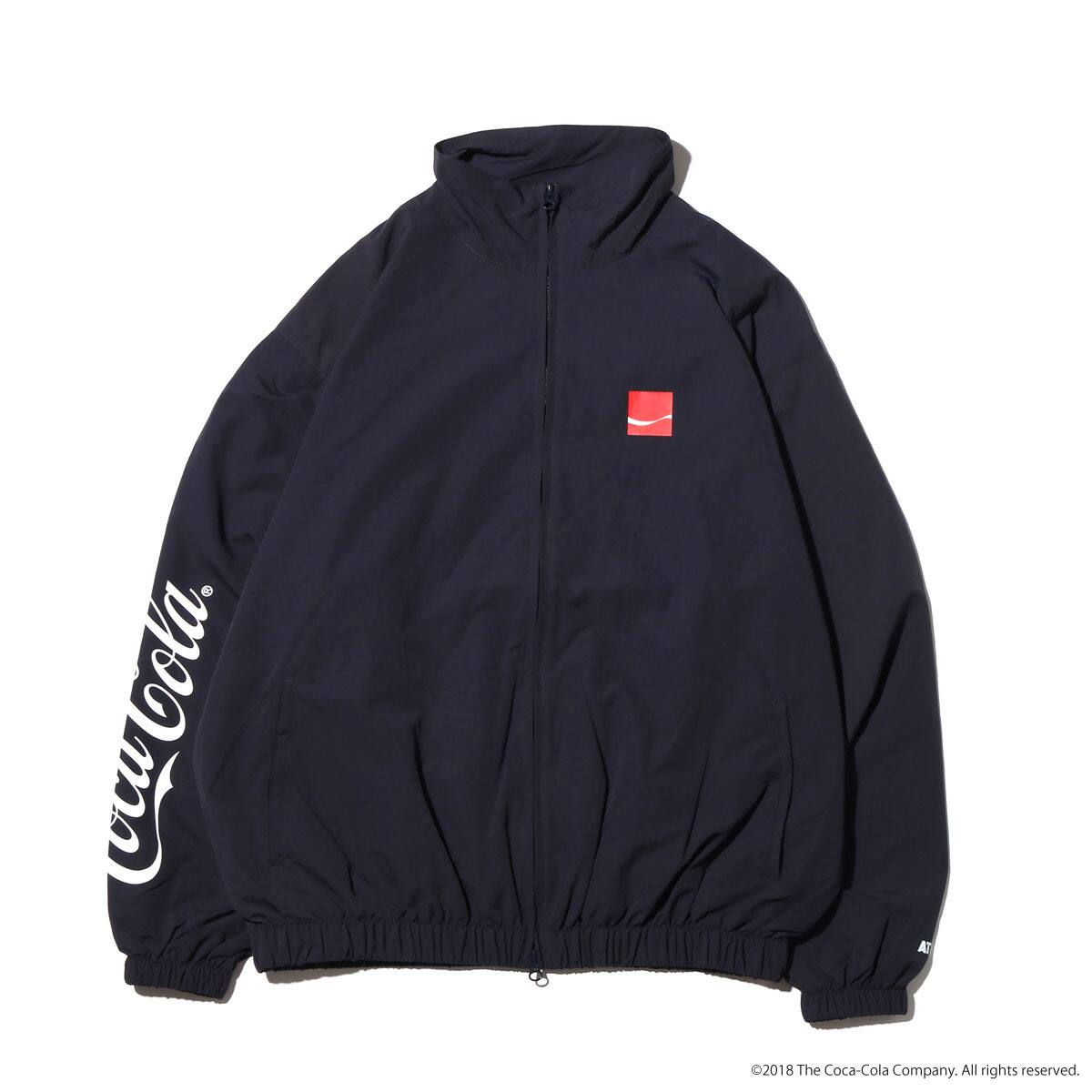 ATMOS LAB COCA-COLA by ATMOS LAB DRD NYLON TRACK JACKET NAVY_photo_large