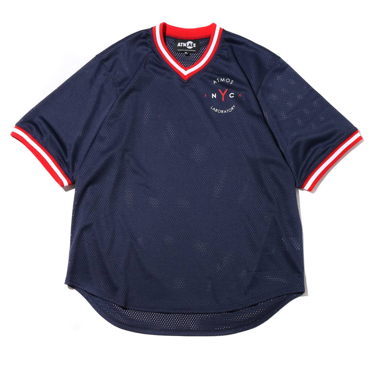 ATMOS LAB MESH SHIRT NAVY_photo_large
