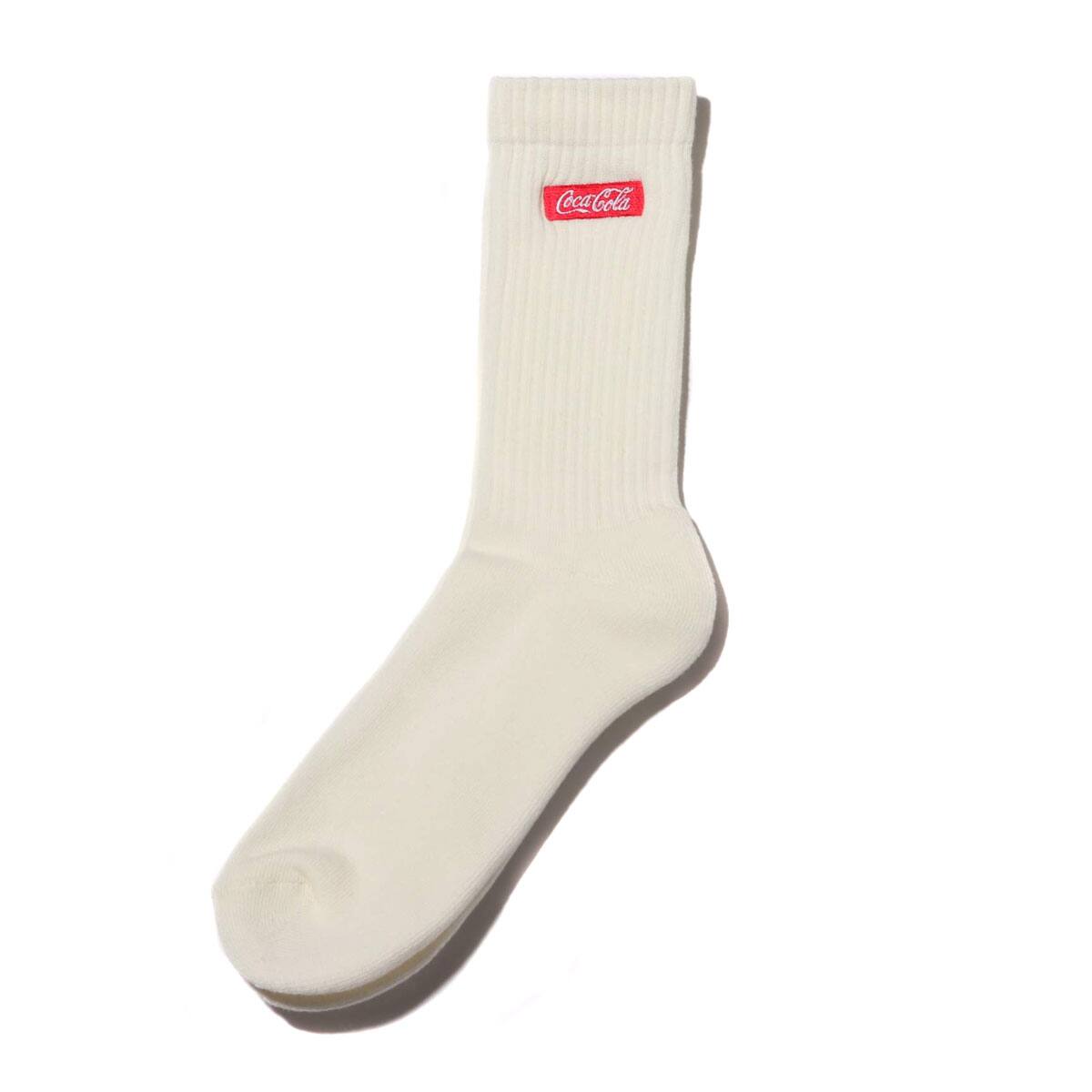 COCA-COLA by ATMOS LAB BOX LOGO SOCKS WHITE 19FA-S_photo_large