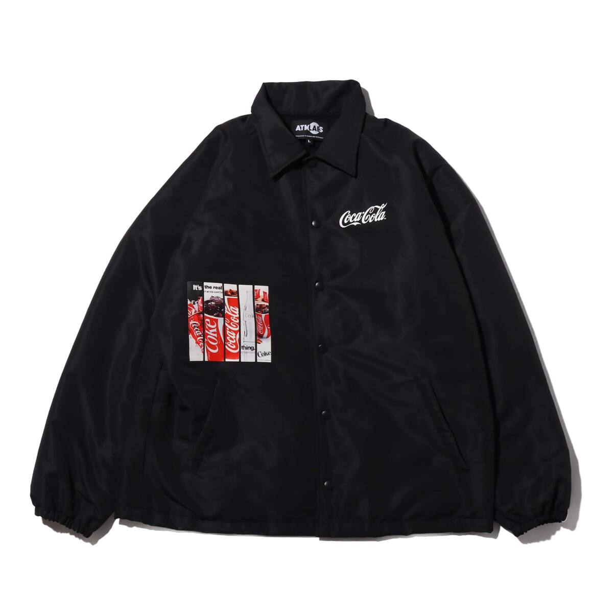 COCA-COLA by ATMOS LAB PANEL PHOTO COATH JACKET BLACK 19FA-S_photo_large