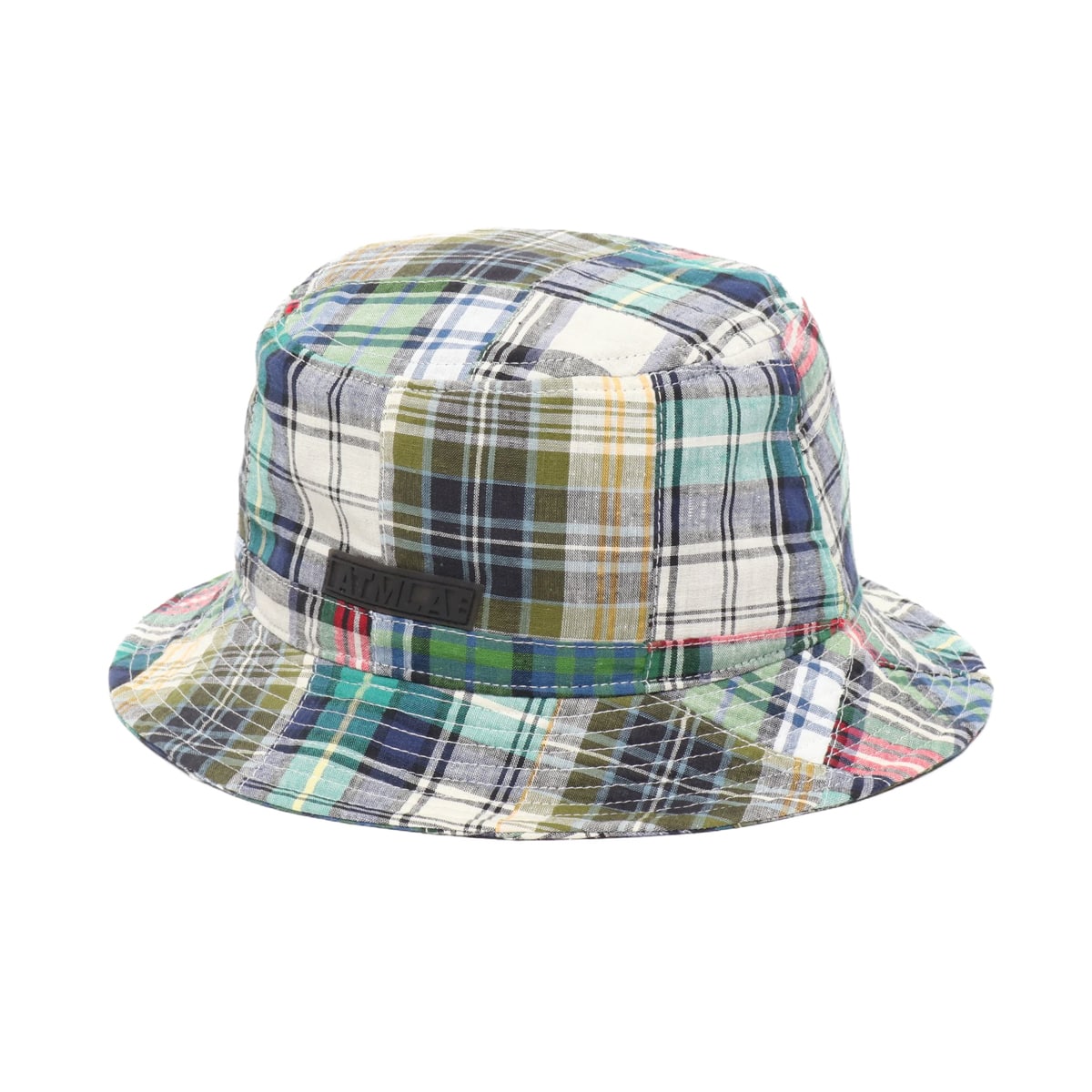 ATMOS LAB PATCHWORK BUCKET HAT GREEN 19SP-I_photo_large