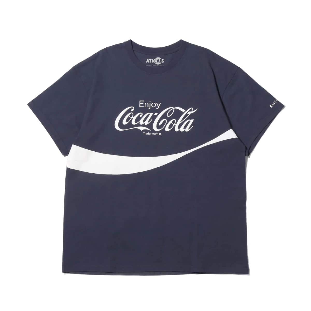 COCA COLA by ATMOS LAB LOGO TEE NAVY 19SS-S_photo_large