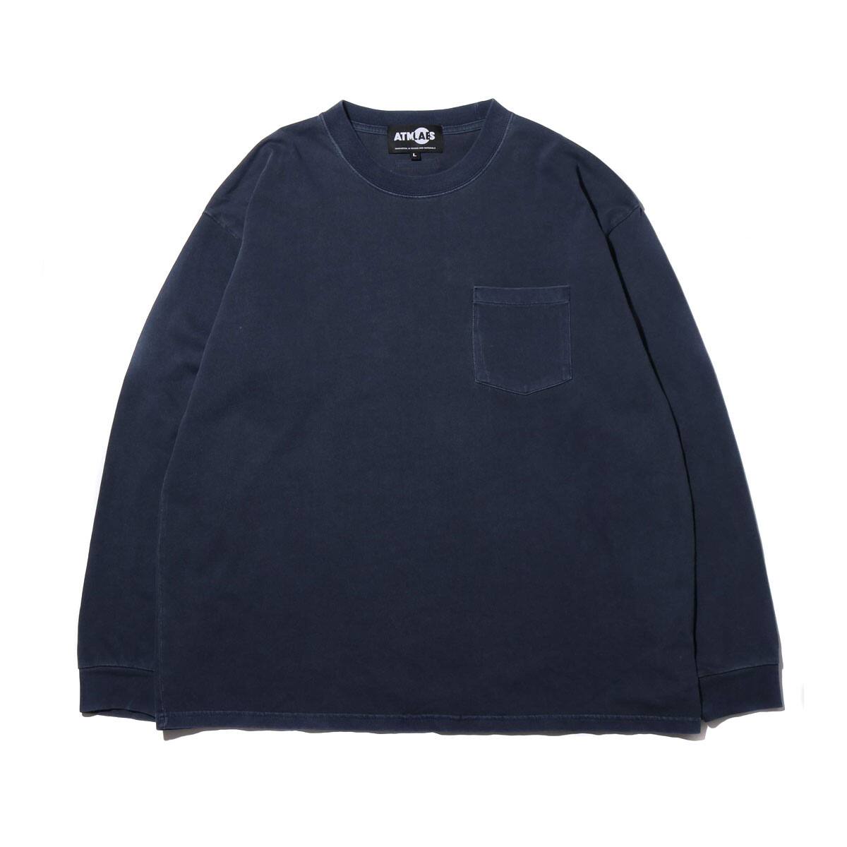 ATMOS LAB OVERDYED BIG LS TEE NAVY 19SS-I_photo_large