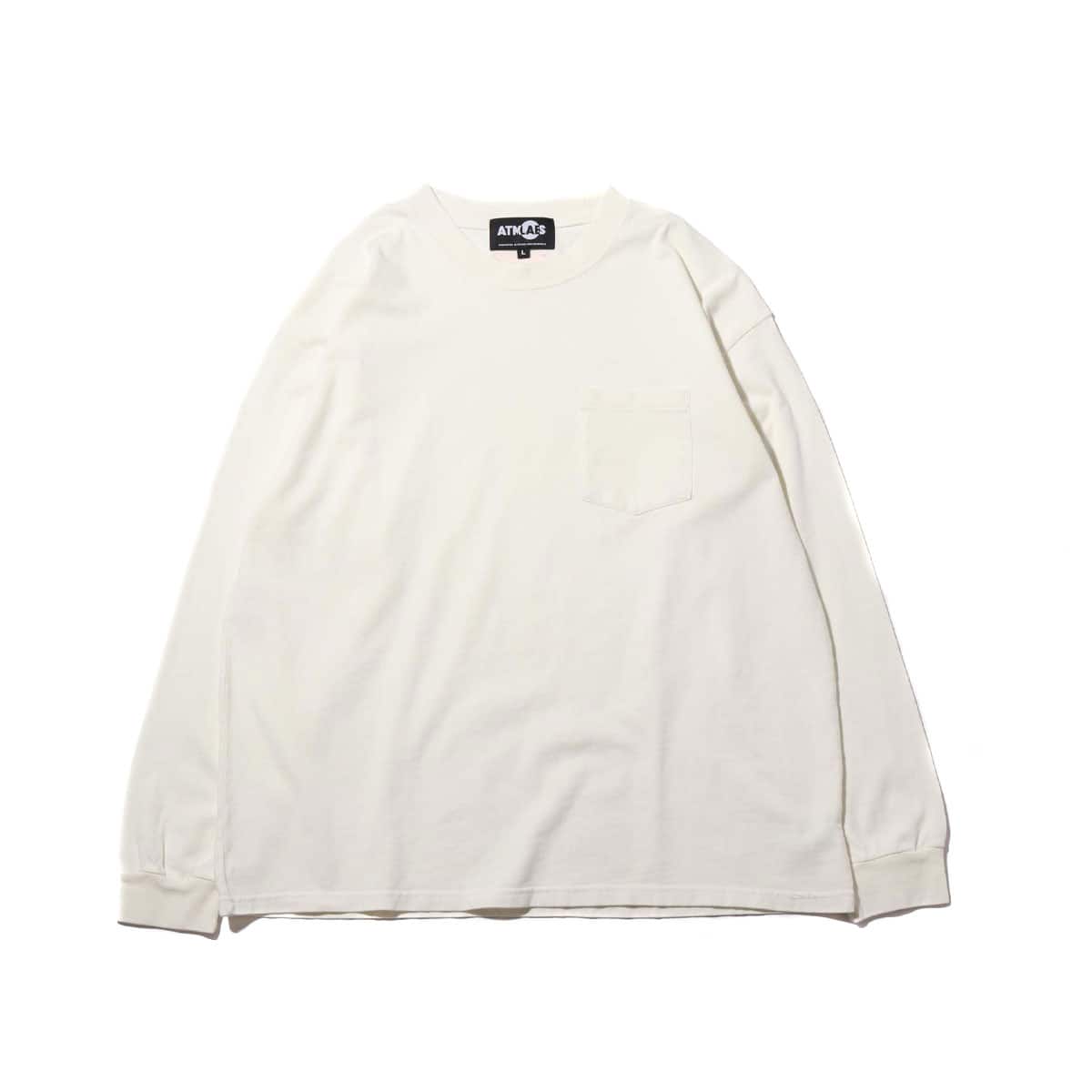 ATMOS LAB OVERDYED BIG LS TEE OFFWHITE 19SS-I_photo_large