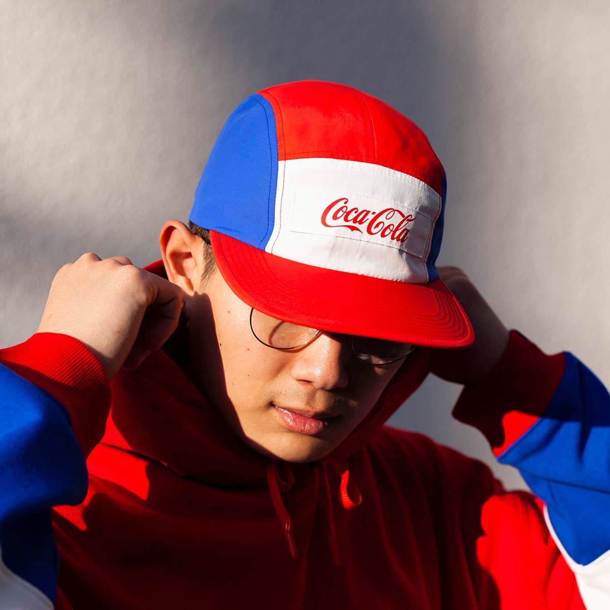 COCA-COLA BY ATMOS LAB PANEL CAMP CAP RED 20SP-S_photo_large