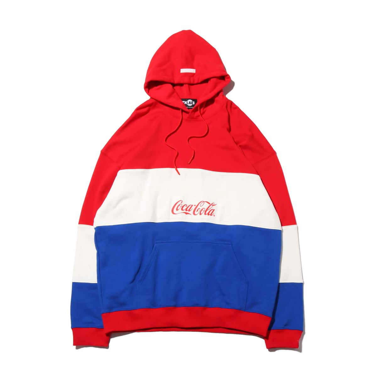 ATMOS LAB x COCA-COLA PANEL BORDER HOODIE RED 20SP-S_photo_large