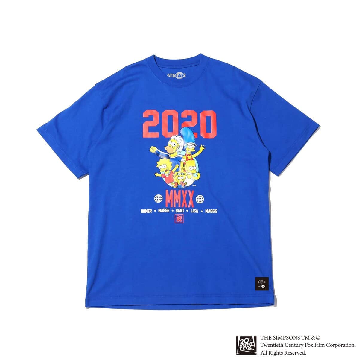 ATMOS LAB x THE SIMPSONS 2020 FAMILY TEE ROYAL 20SP-S_photo_large