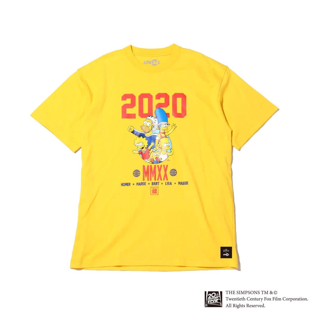 ATMOS LAB x THE SIMPSONS 2020 FAMILY TEE YELLOW 20SP-S_photo_large