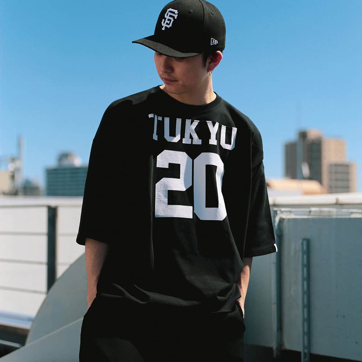 ATMOS LAB FOOTBALL 3/4 SLEEVE BLACK 20SP-S_photo_large