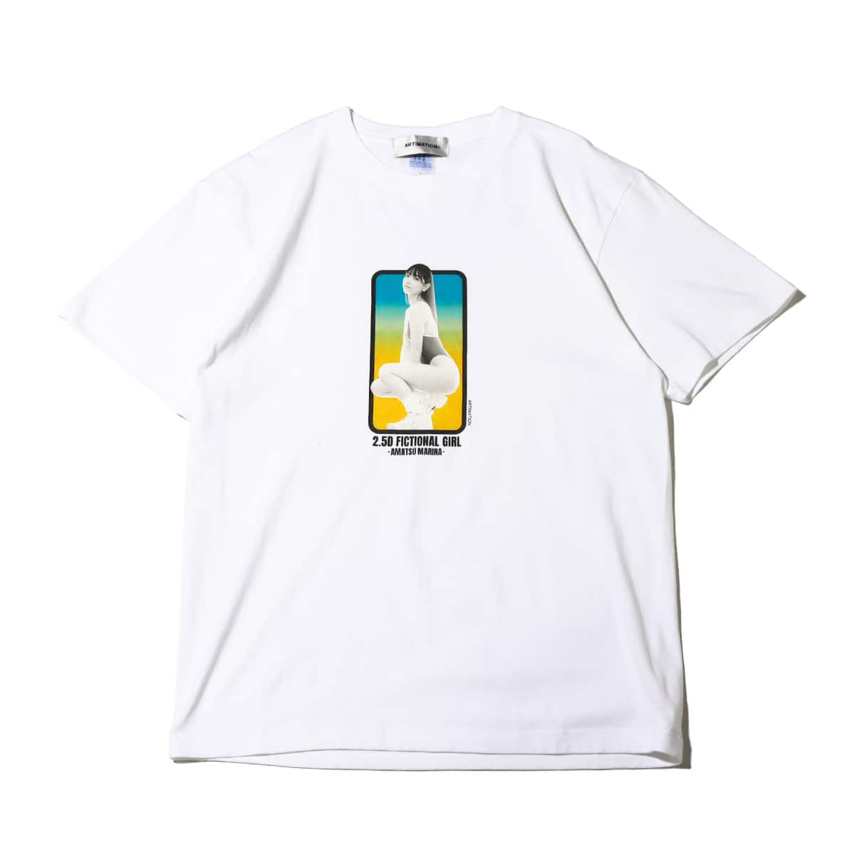 AMATSU MARINA x ARTIMATION BOX TEE WHITE 22FA-S（アマツ