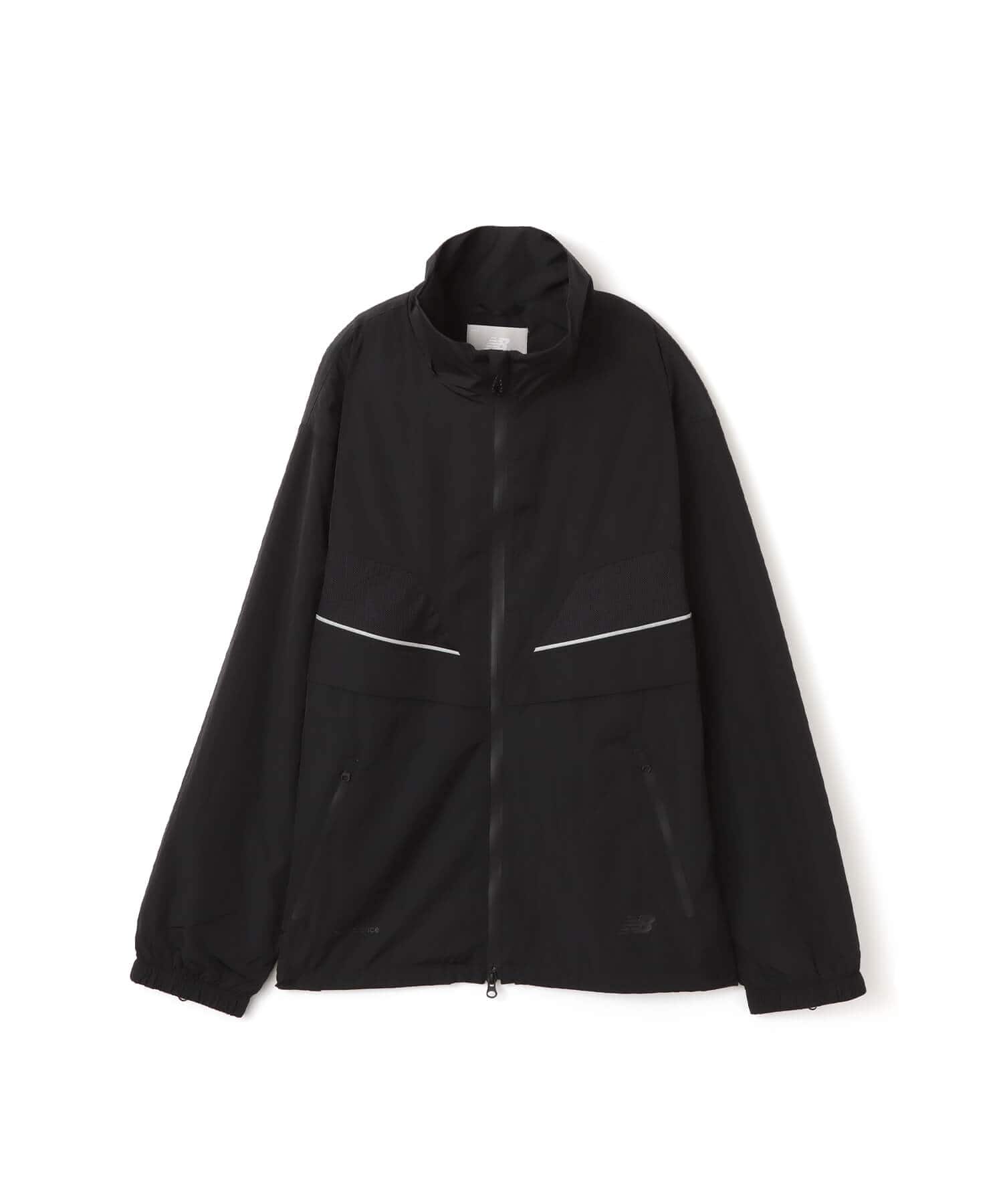 New Balance NB GREY FULL ZIP JACKET ブラックのメイン画像