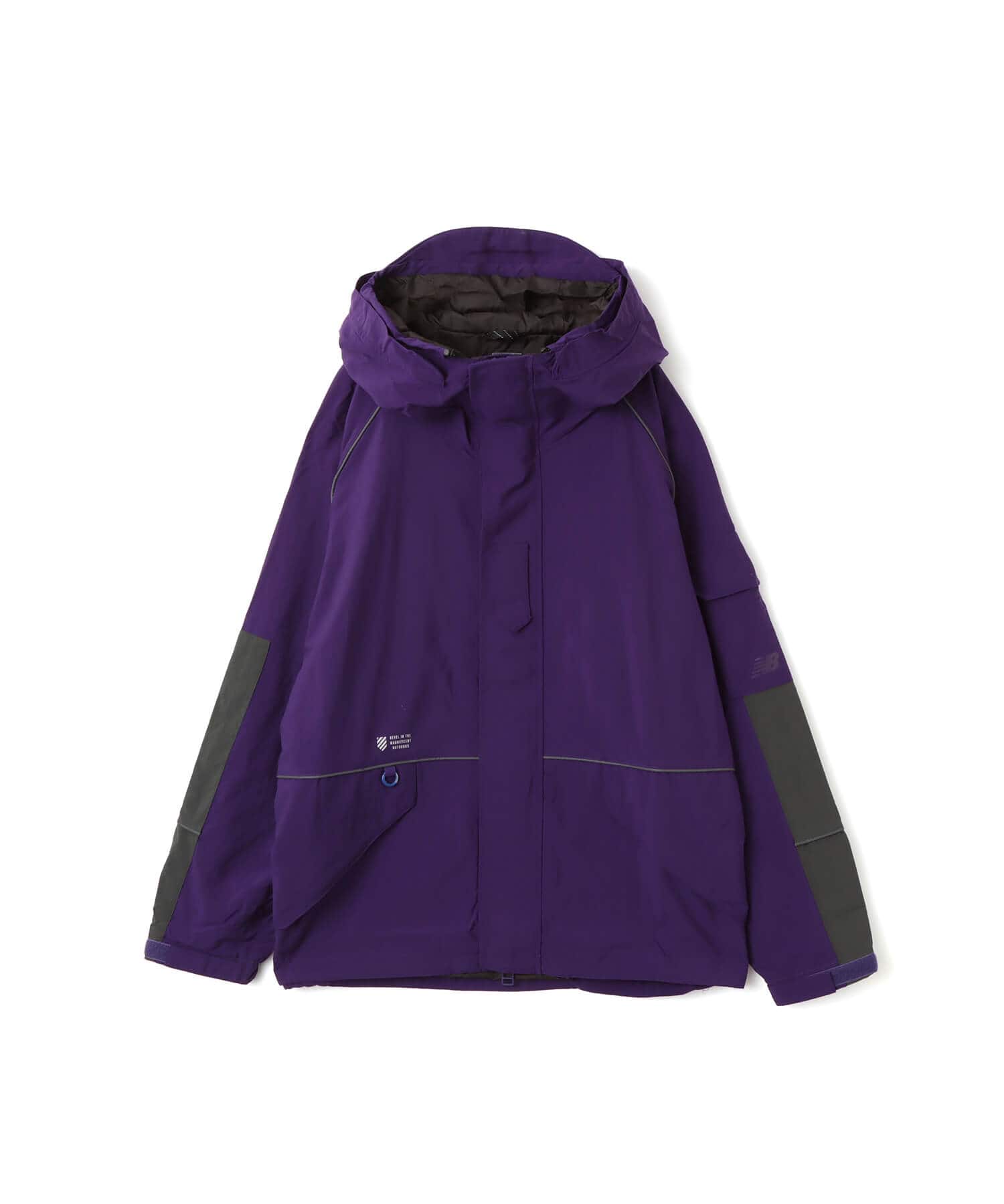 New Balance HOODED TASLAN JACKET チームパープルのメイン画像