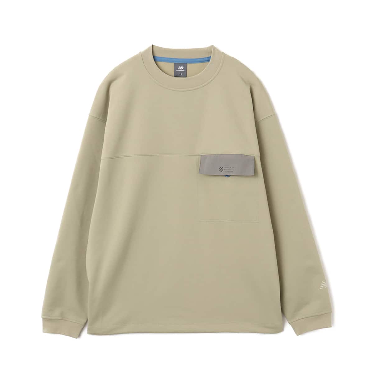 New Balance LIGHT SWEAT PULL OVER GREENのメイン画像