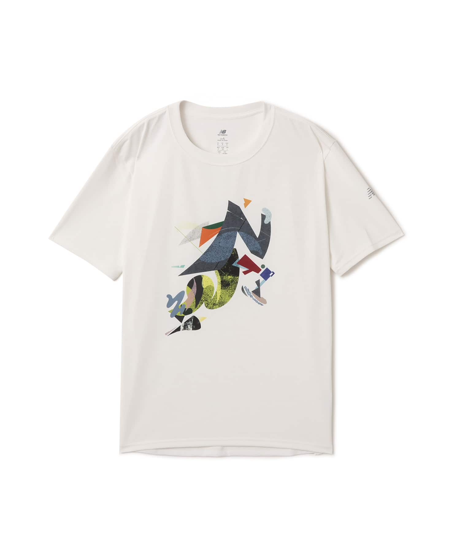New Balance x GCP Run Graphic T-Shirt WHITEのメイン画像