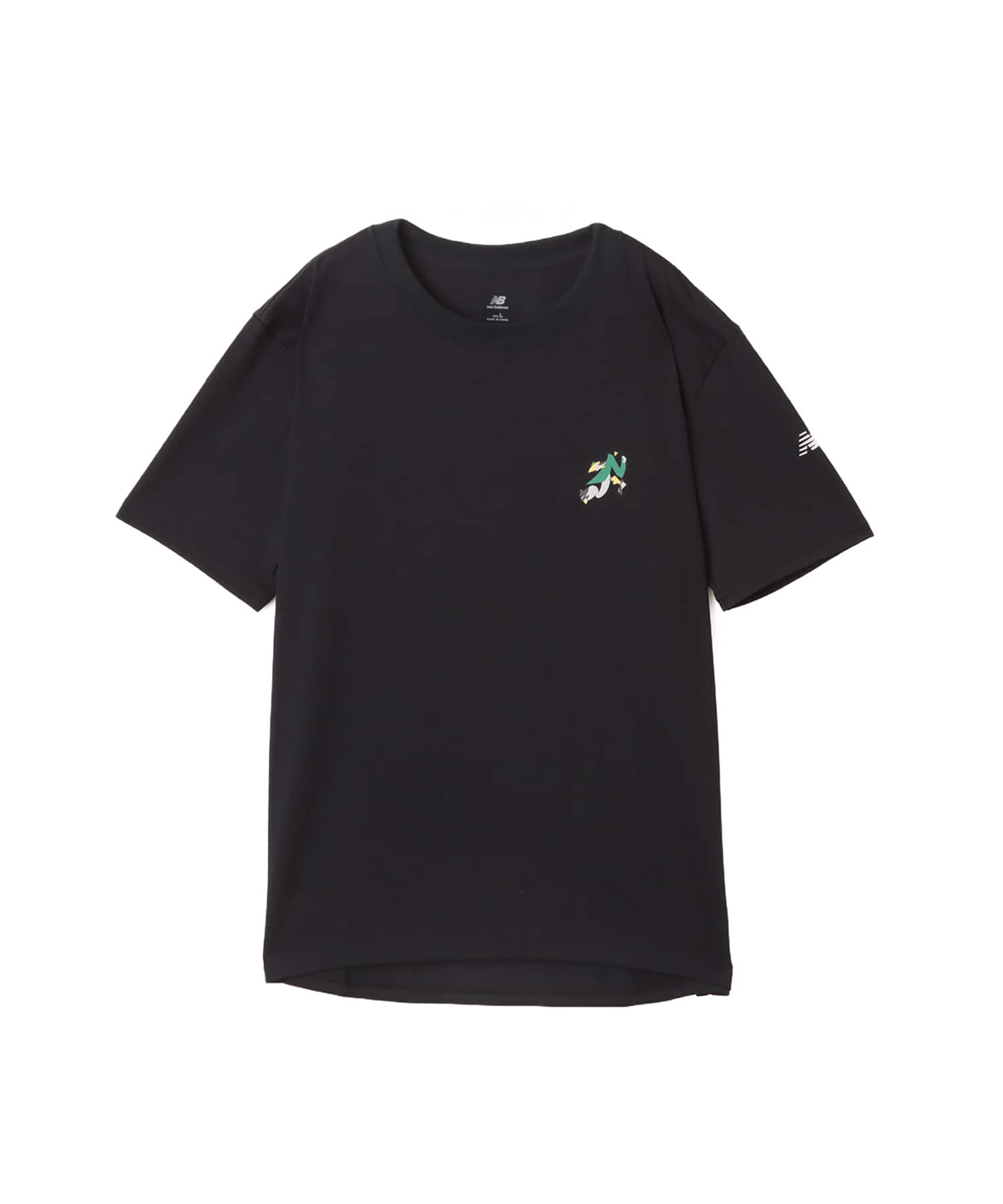 New Balance x GCP Run Chest Graphic T-Shirt BLACKのメイン画像