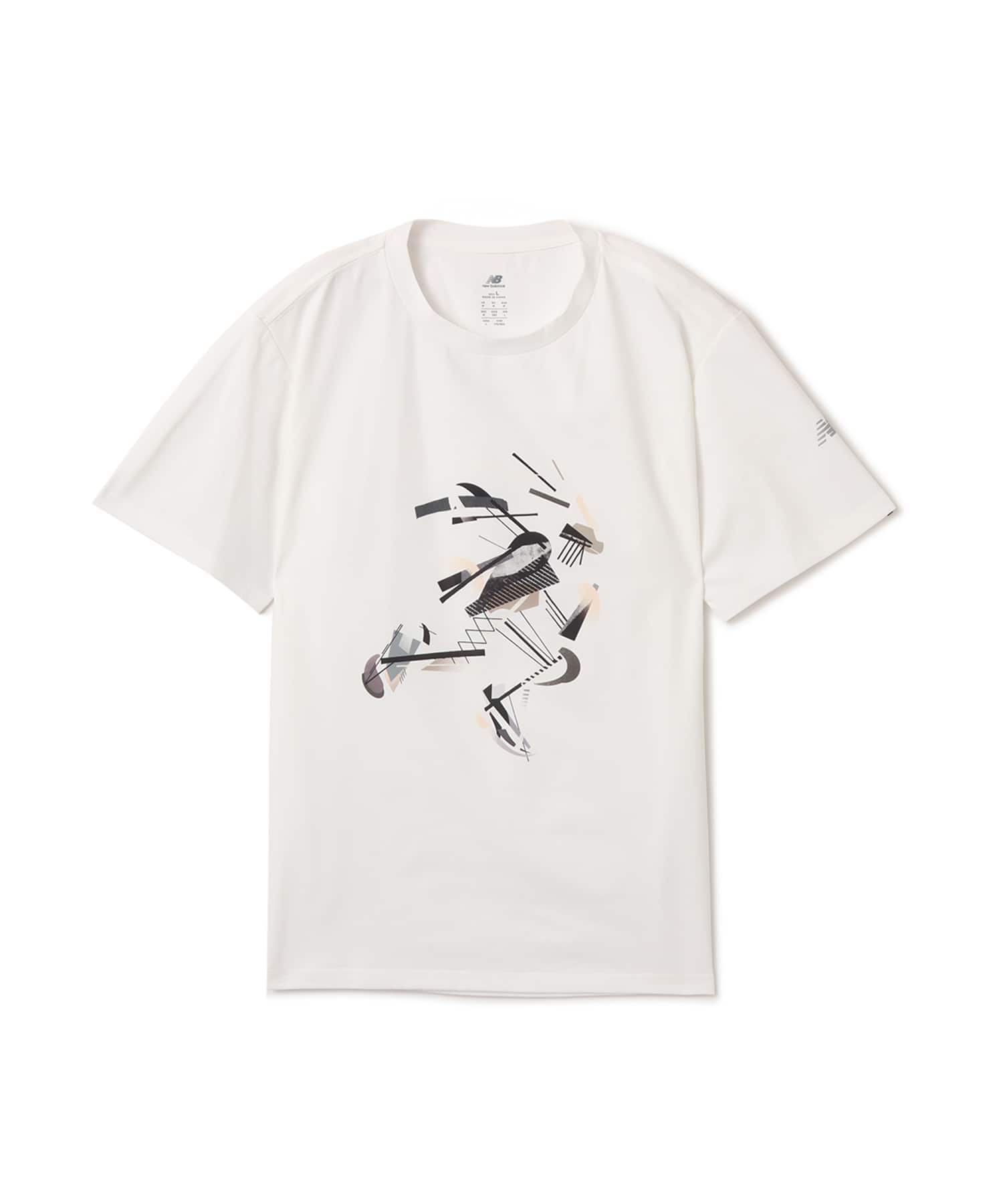 New Balance x GCP Run Graphic T-Shirt WHITEのメイン画像