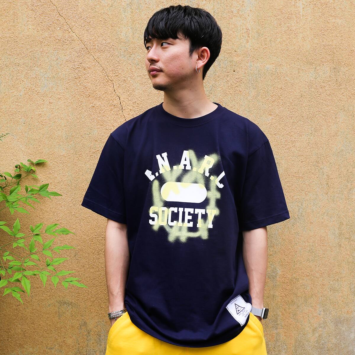 ANARC x atmos meets Mao Simmons SS TEE NAVY 21SP-I_photo_large