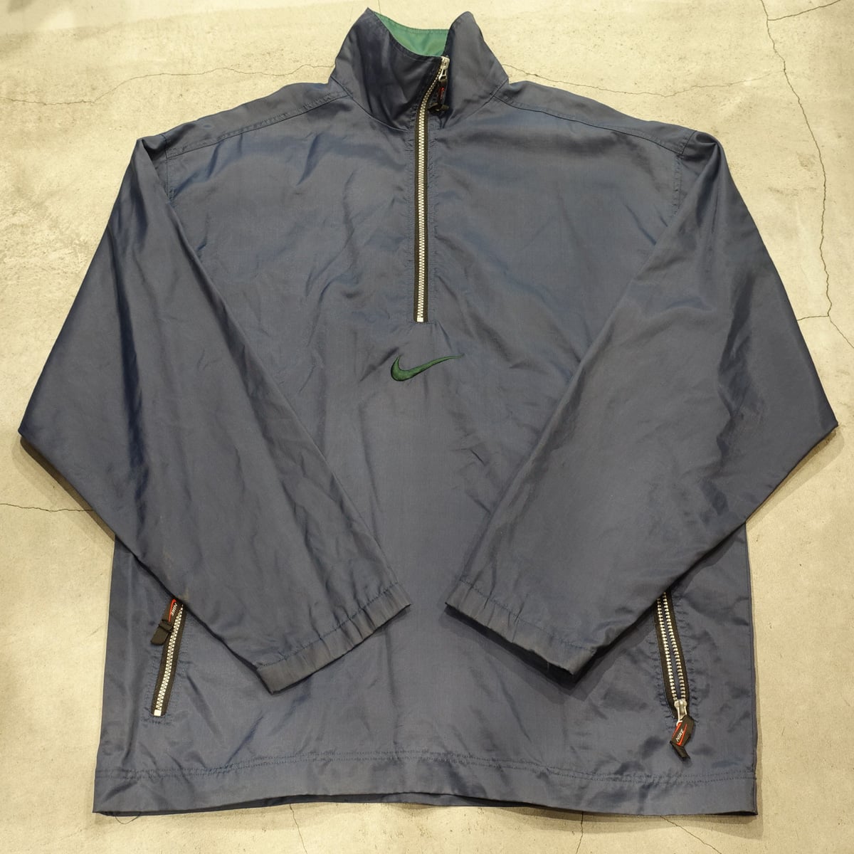 90s NIKE anorak jacket half zip nylon