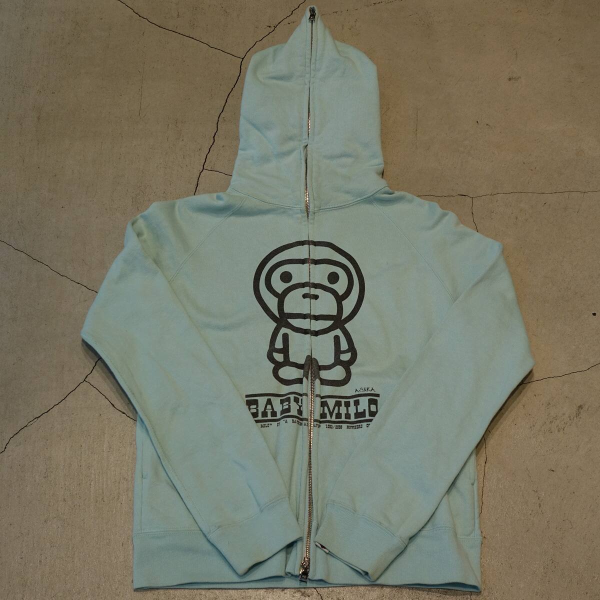 baby milo zip up hoodie