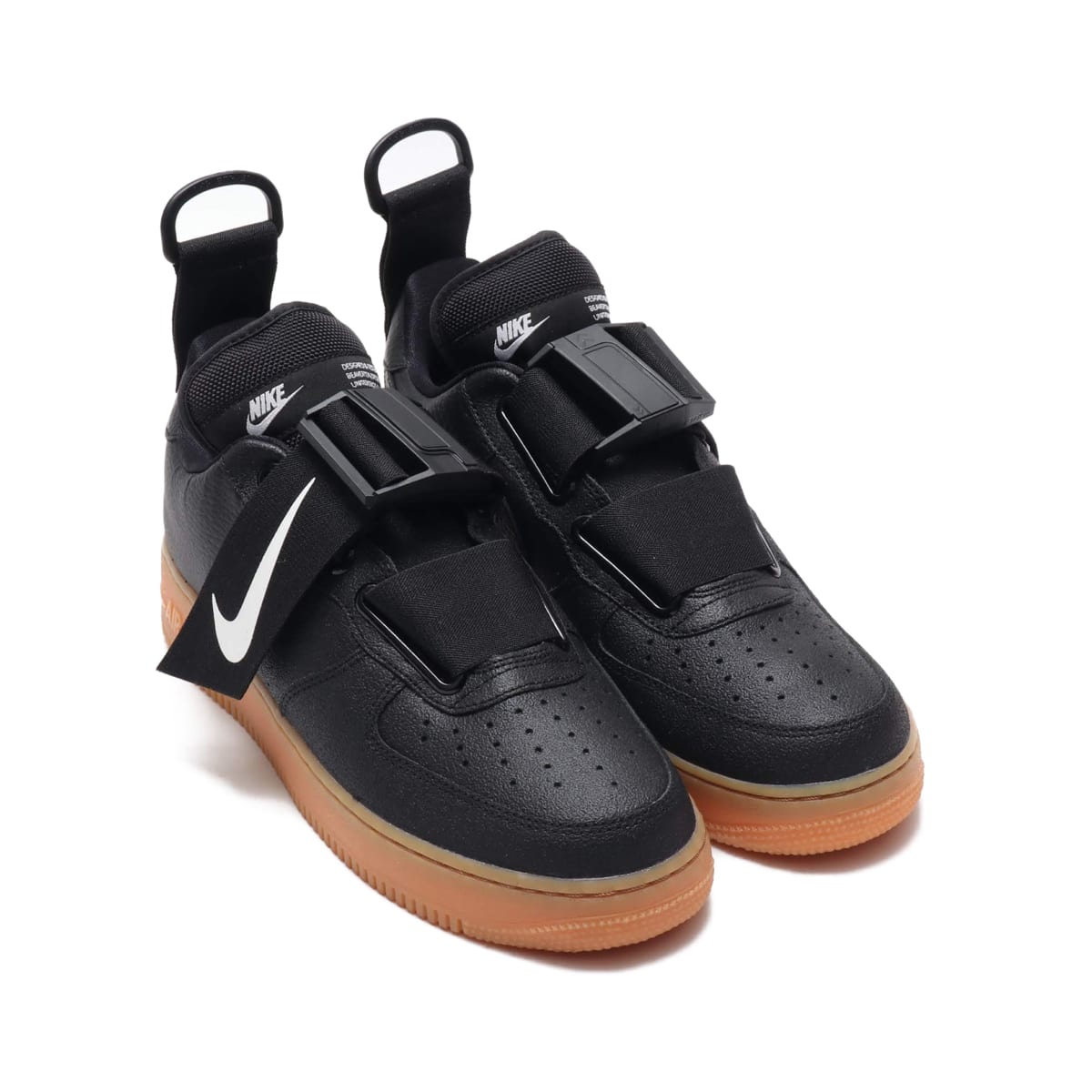 NIKE AIR FORCE 1 UTILITY BLACK/WHITE-GUM MED BROWN 18HO-I_photo_large