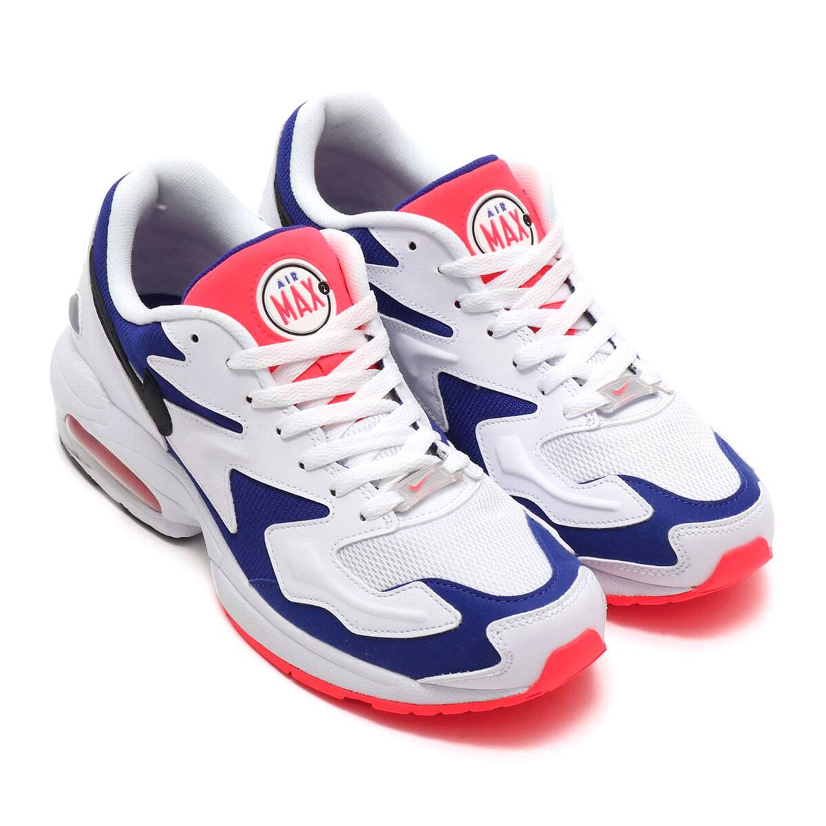 NIKE AIR MAX2 LIGHT WHITE/BLACK-ULTRAMARINE-SLR RD 19SU-S_photo_large