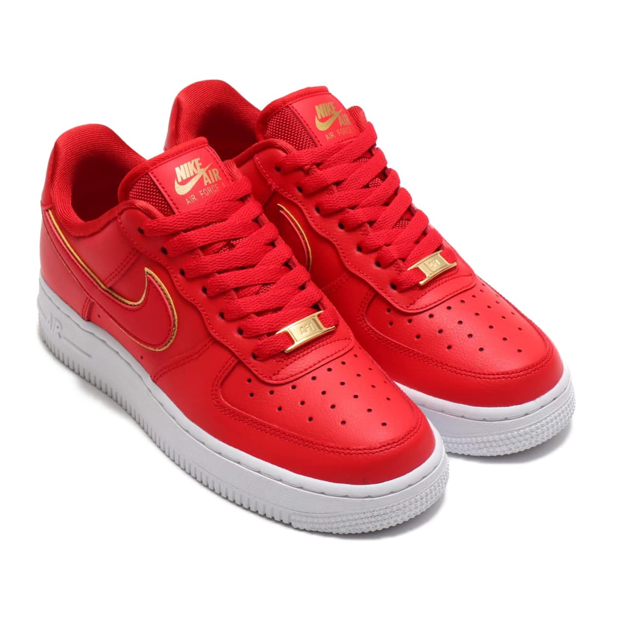 NIKE WMNS AIR FORCE 1 '07 ESS UNIVERSITY RED/UNIVERSITY RED-WHITE 19HO-S_photo_large