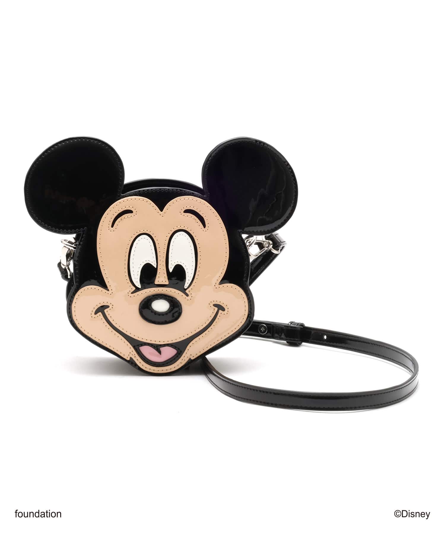 MICKEY & MINNIE / atmos pink Big Face Pouch MICKEYのメイン画像