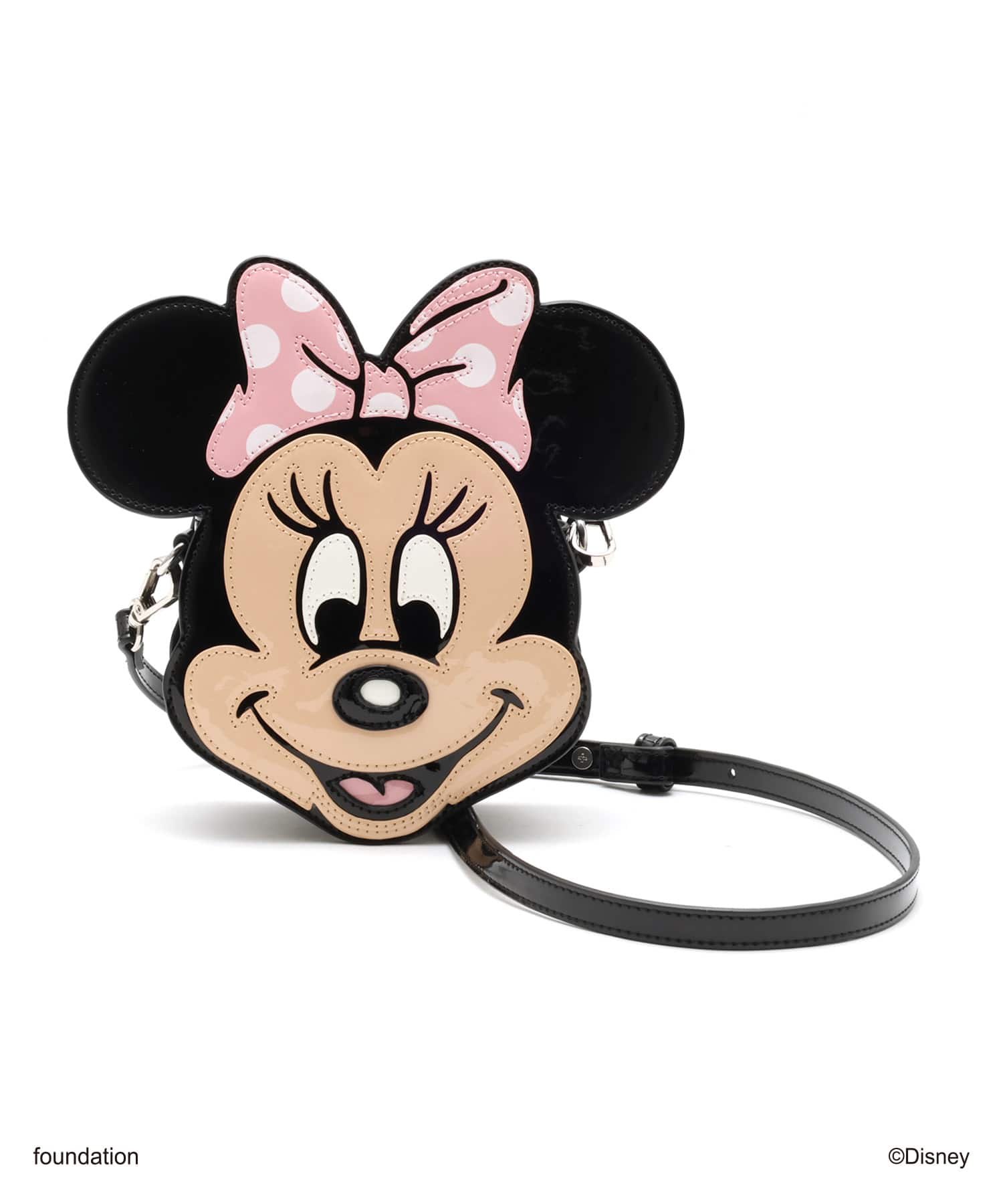 MICKEY & MINNIE / atmos pink Big Face Pouch MINNIEのメイン画像