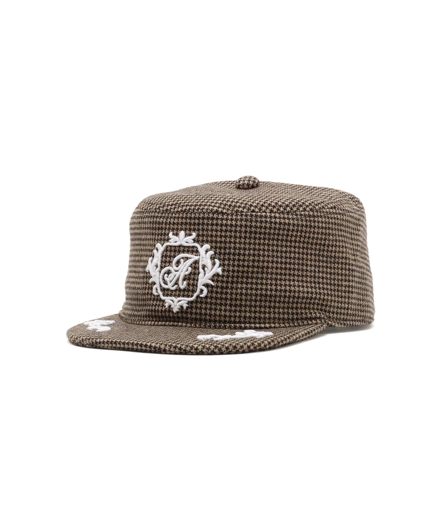 atmos pink Logo Embroidery Work Cap BROWNのメイン画像