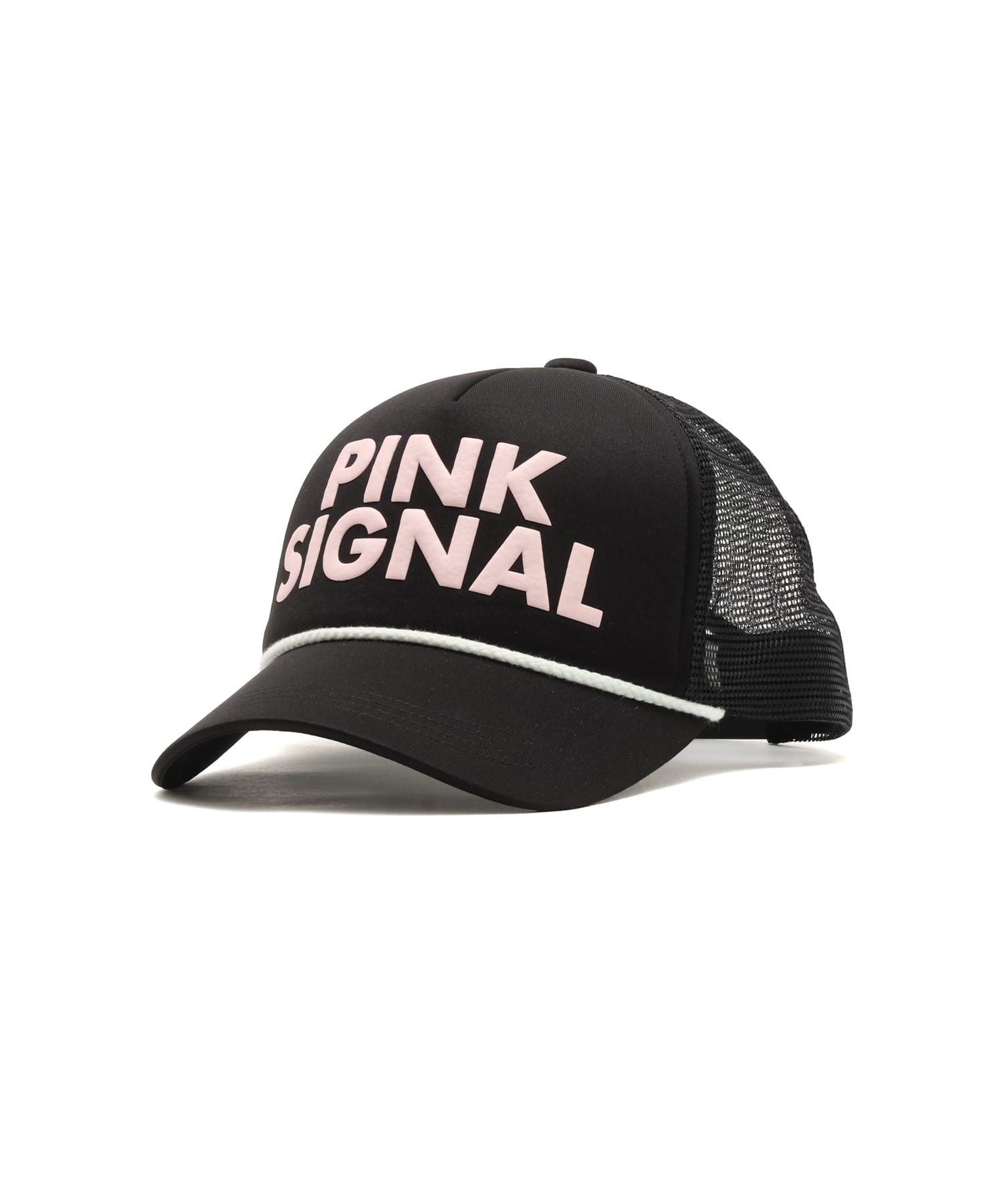 atmos pink SIGNAL Logo Cap BLACKのメイン画像