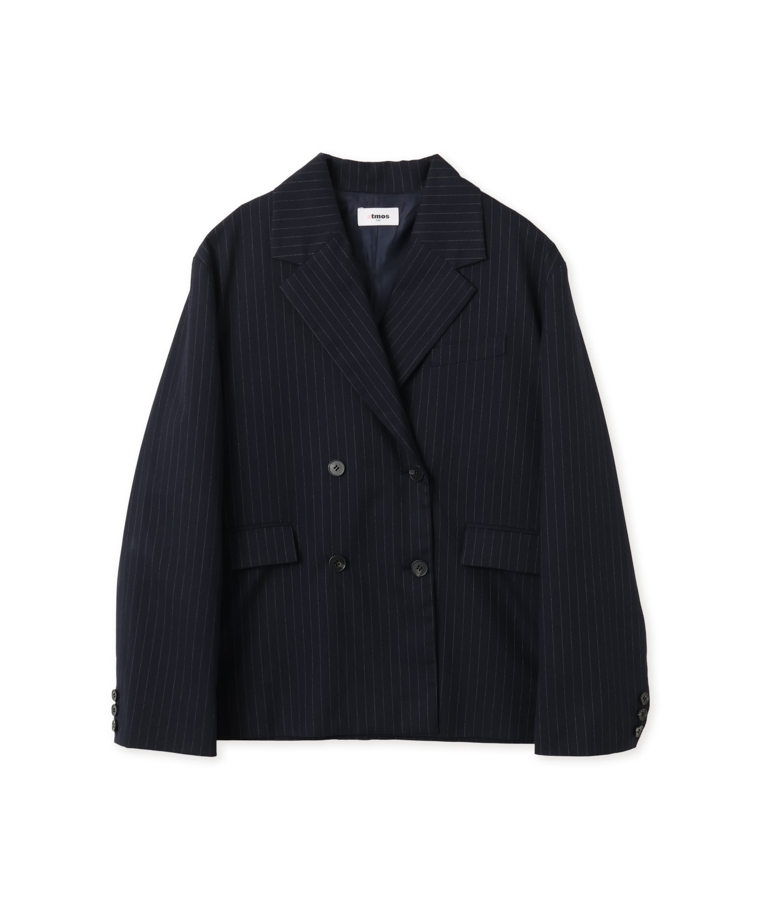 atmos pink Stripe Jacket NAVYのメイン画像