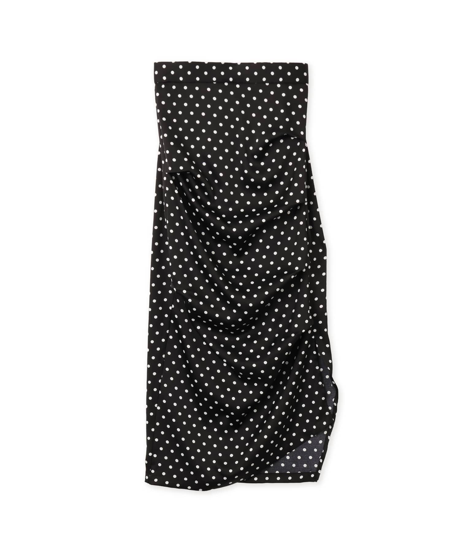 atmos pink Asymmetry Dot Skirt BLACKのメイン画像