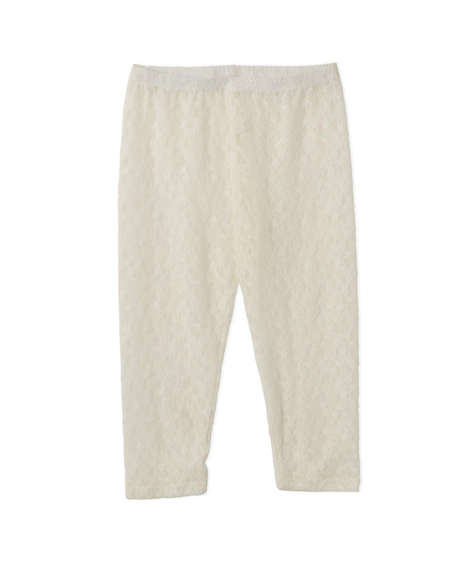 atmos pink Floral Lace Capri Leggings OFFWHITEのメイン画像