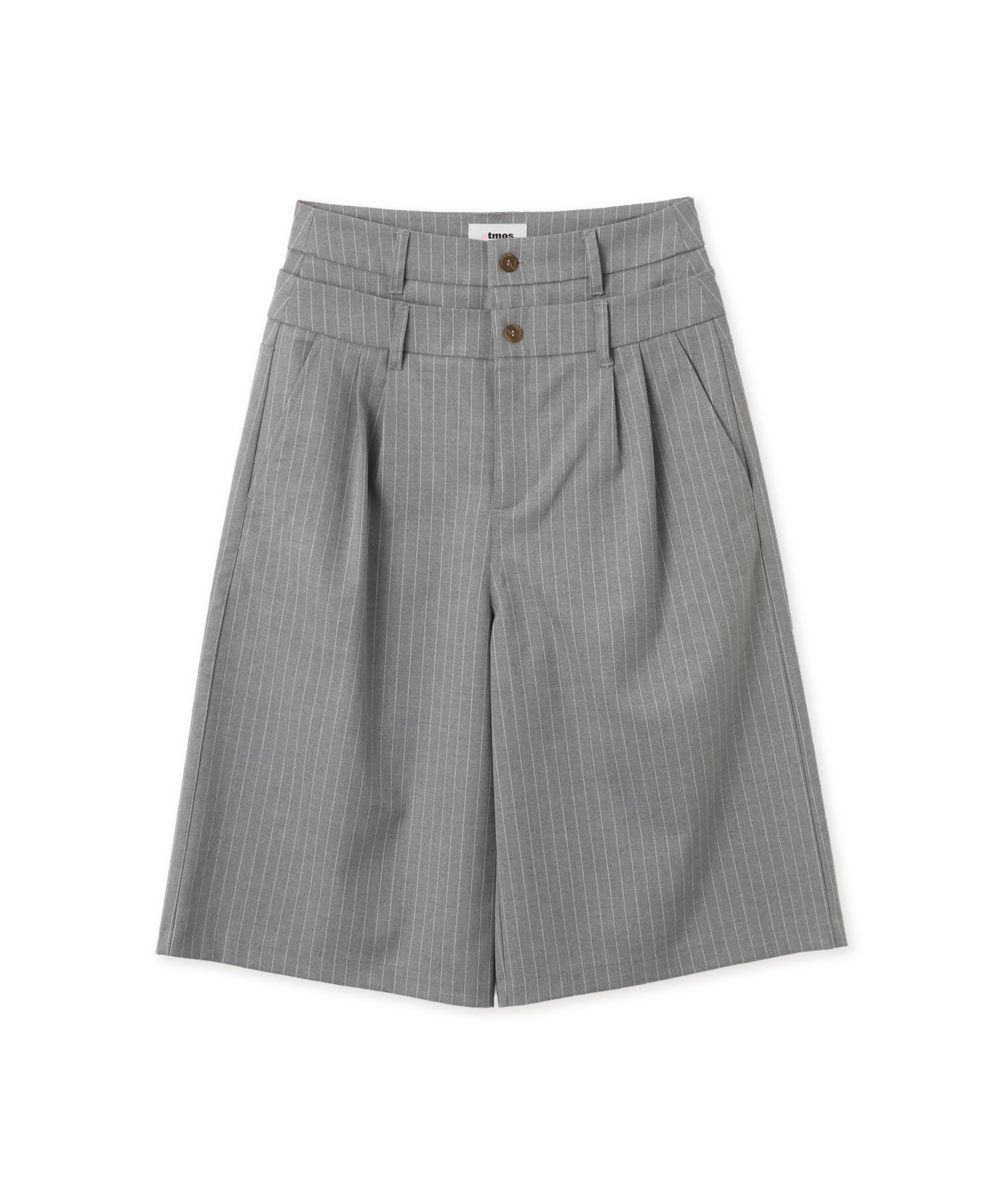 atmos pink Stripe Half Pants GRAYのメイン画像