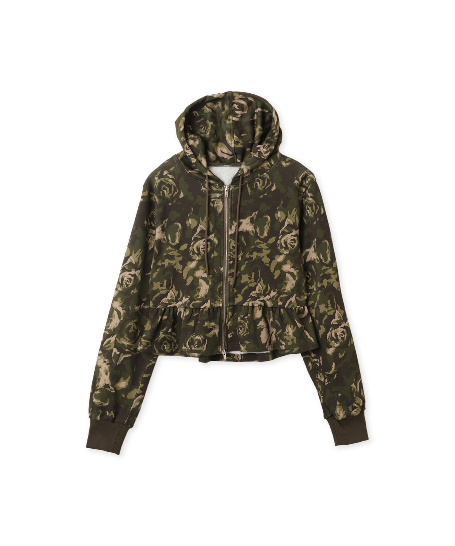atmos pink Peplum Zip Hoodie CAMOUFLAGEのメイン画像