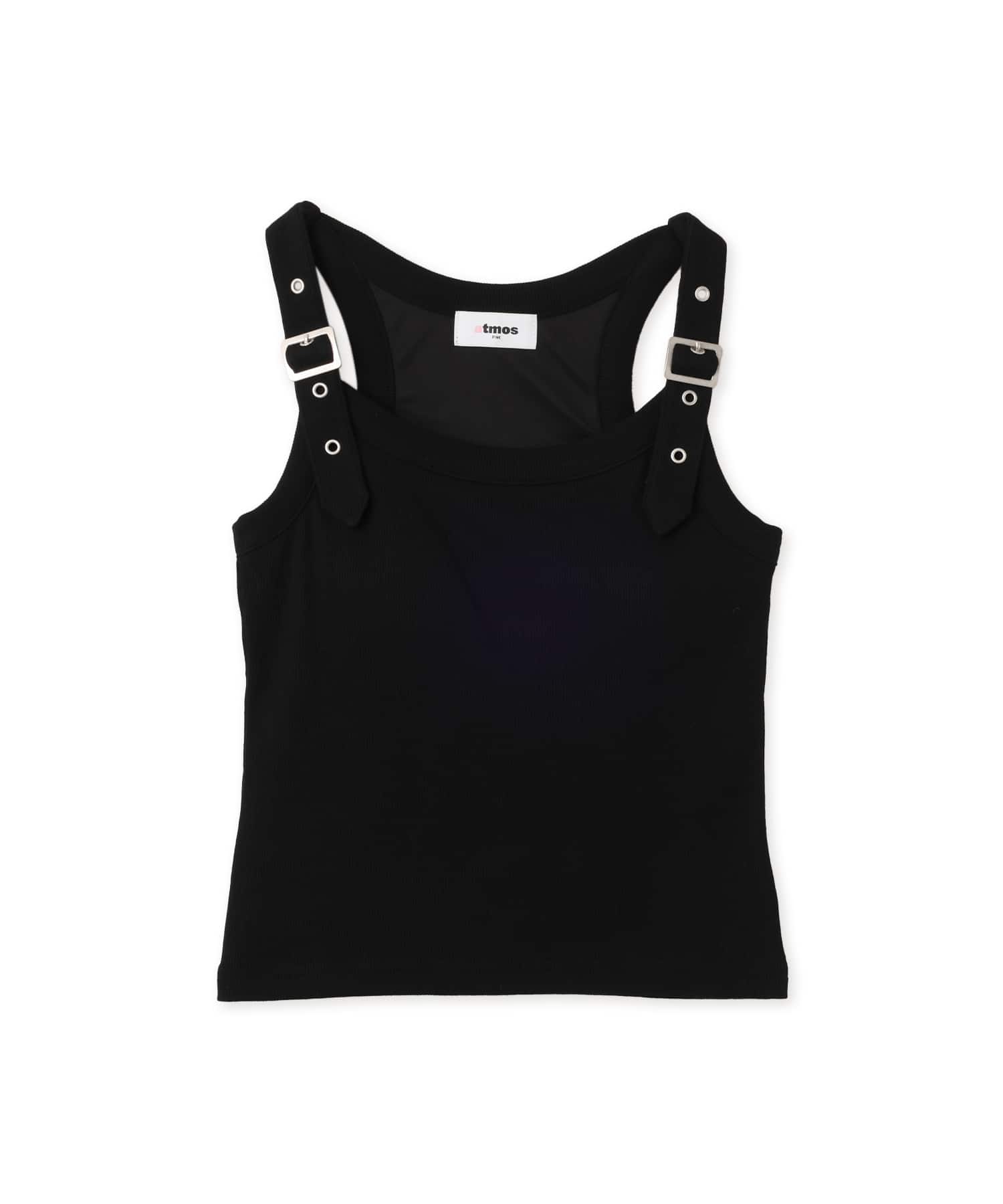 atmos pink Belt Tank Top  BLACKのメイン画像
