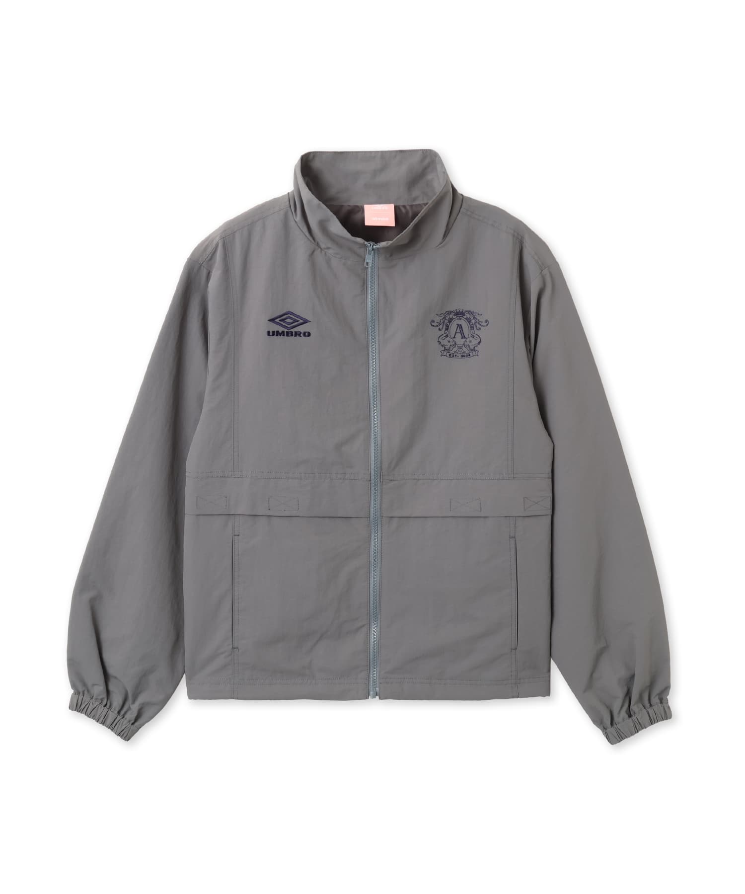 UMBRO x atmos pink Nylon Stand Jacket GRAYのメイン画像