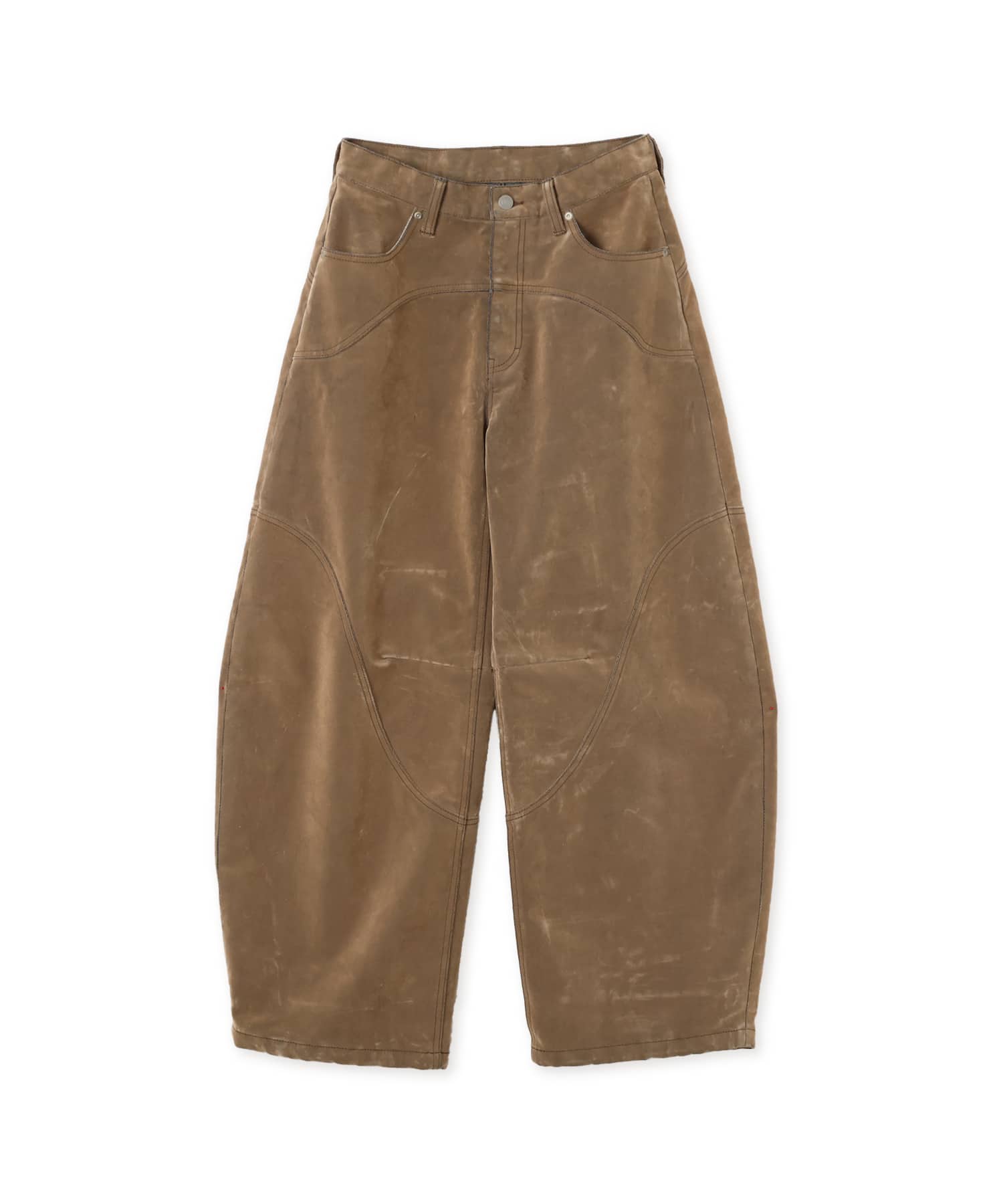 atmos pink Flocky Denim Pants BEIGEのメイン画像