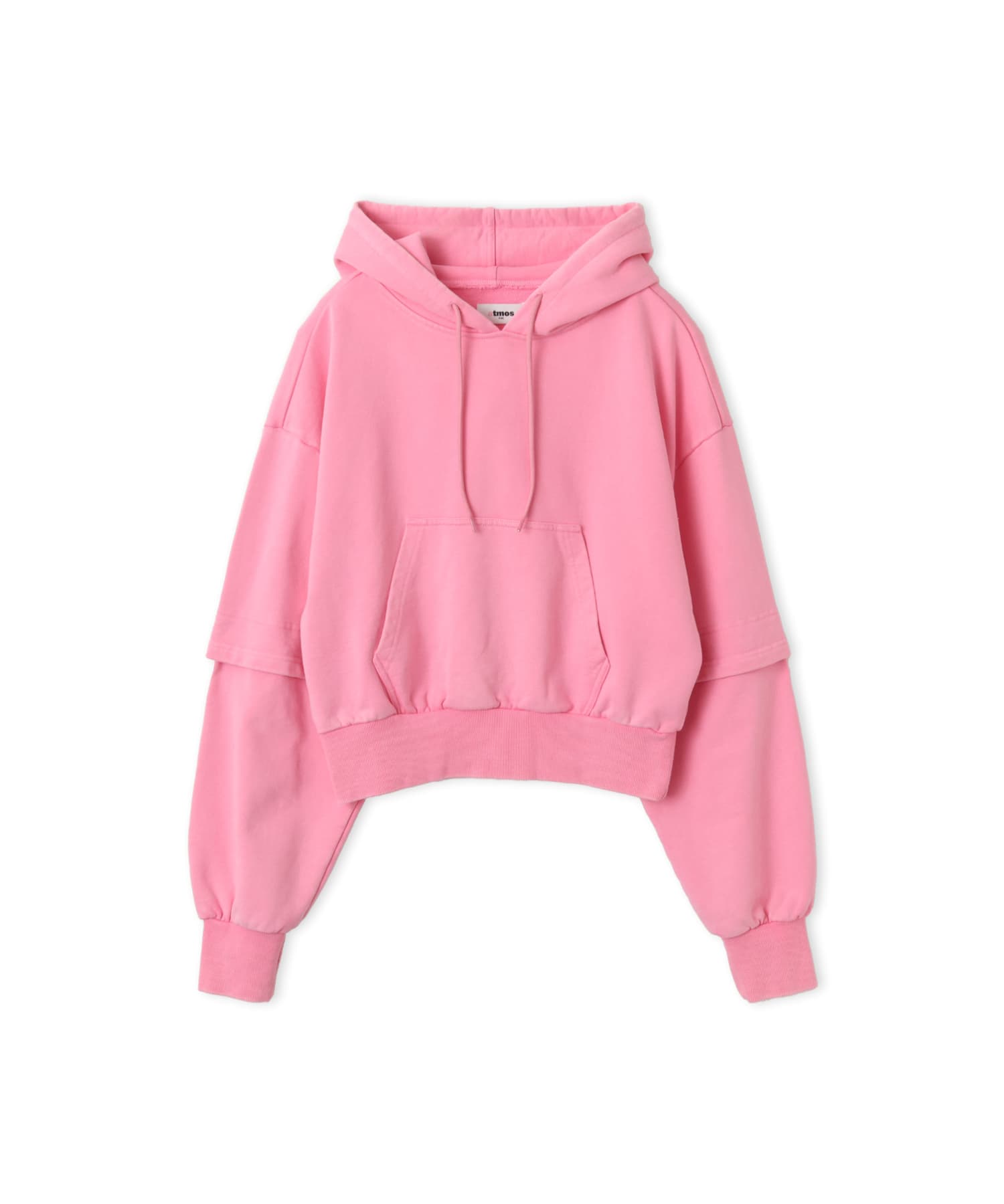 atmos pink Layered Sweat Hoodie PINKのメイン画像