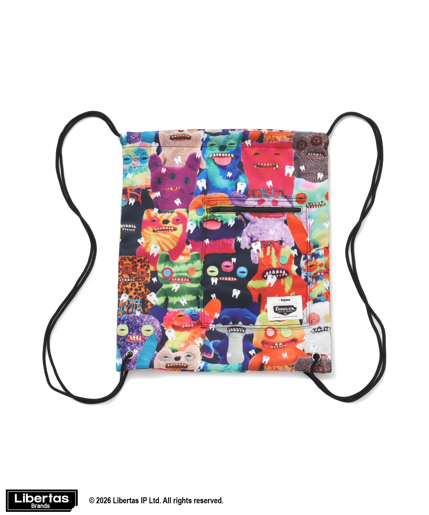 atmos pink x FUGGLER Character Knapsack MULTIのメイン画像