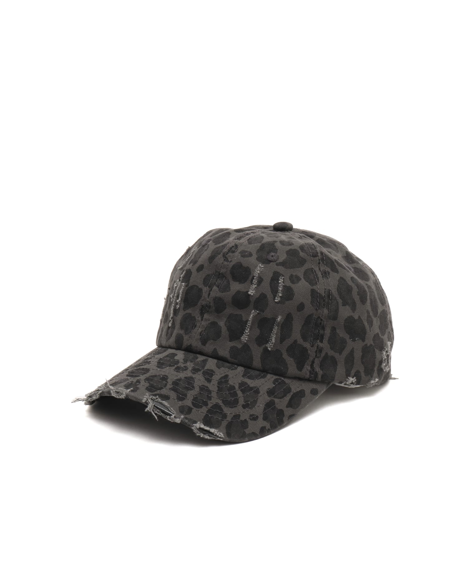 atmos pink Leopard Damage Cap CHARCOALのメイン画像
