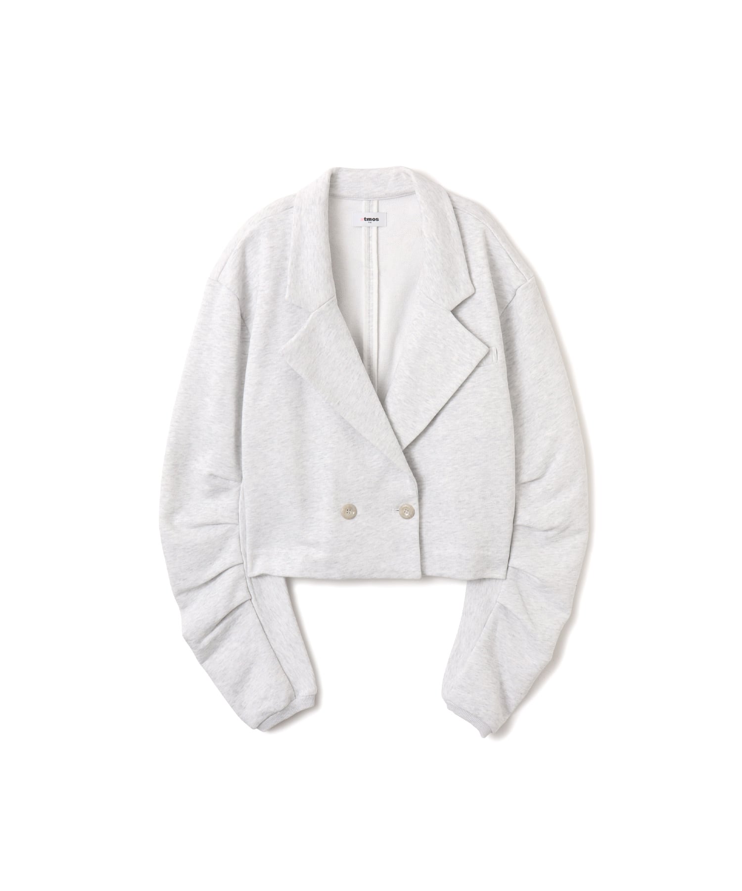 atmos pink Jersey Cropped Jacket GRAYのメイン画像