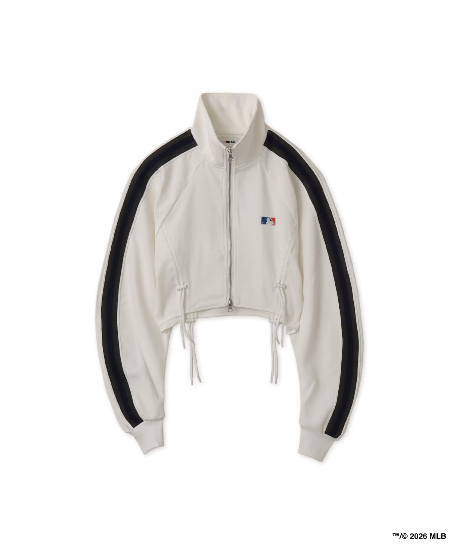 atmos pink x MLB Track Jackt WHITEのメイン画像